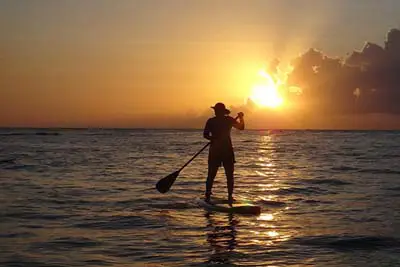 Paddleboard at Sunset