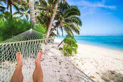 Hammock on the beach