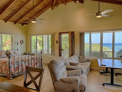 Casita Interior - Ocean View From A King-Sized Bed